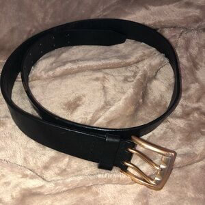 Timberland black leather belt size 38